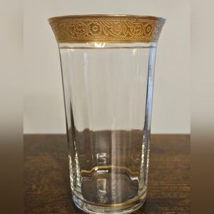 Vintage Minton 12oz. Gold Rim Glass